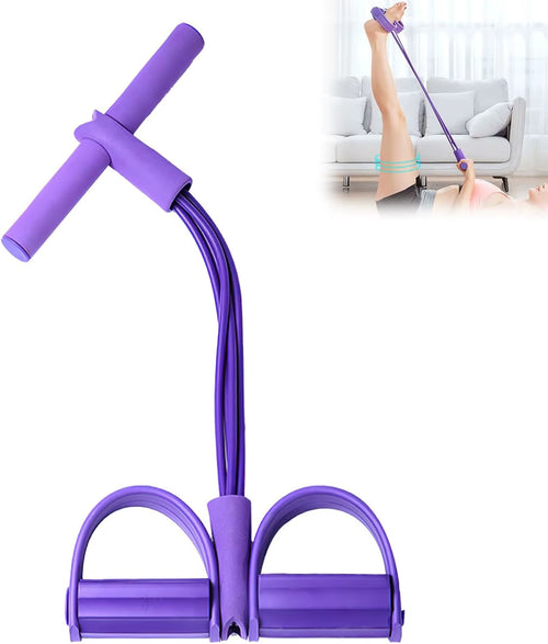 Fitness Resistance Band Foot Pedal Abdominal Exercise Auxiliary Thin Belly Leg Fitness Home Gym Equipment Women Six Rope Stretch